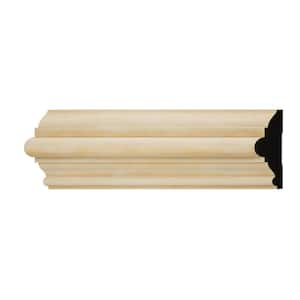 WM300 1.06 in. D x 3 in. W x 6 in. L Wood (Pine) Chair Rail Sample