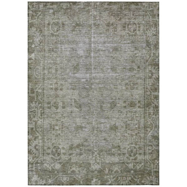 Addison Rugs Chantille Machine Washable Indoor/Outdoor Abstract ACN1228 Taupe 5 ft. x 7 ft. 6 in. Area Rug