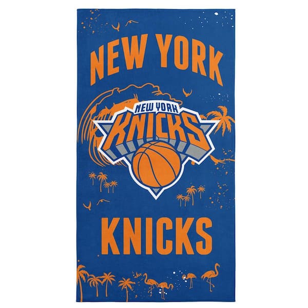 NBA Knicks Tide Cotton/Polyester Blend Graphic Multicolor Printed Beach Towel