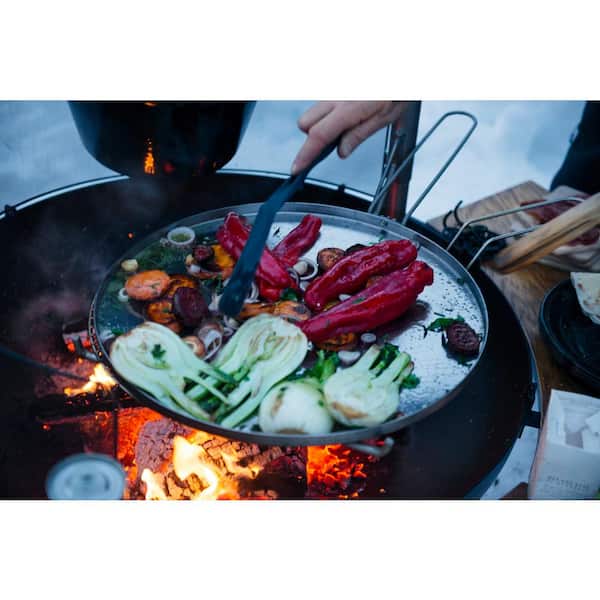 Stainless Steel Campfire Griddle, Campfire Cooking Accessory