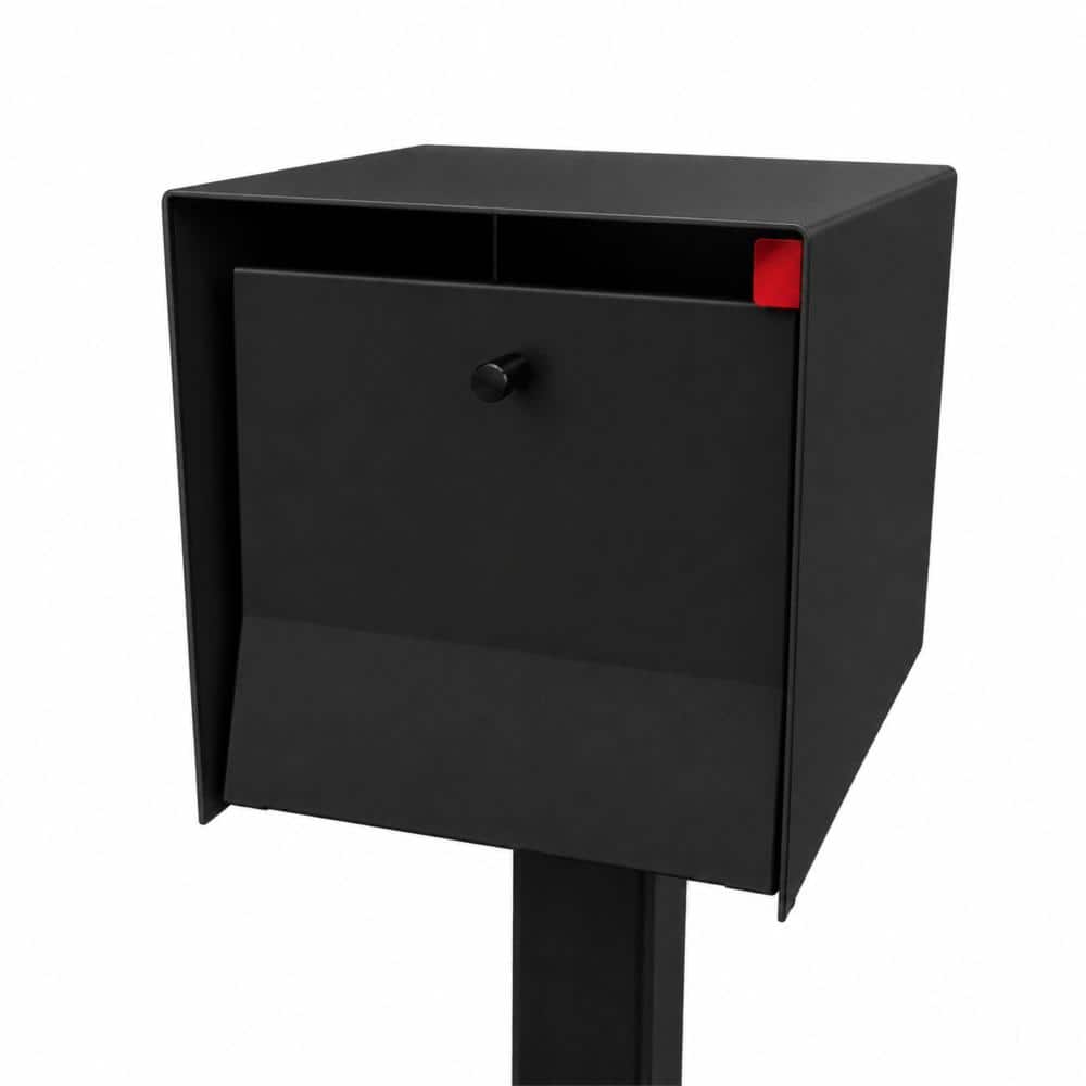 QUICK SHIP Uptown Box in Jet Black on Black -Modern Mailbox price history on PriceWatchPro