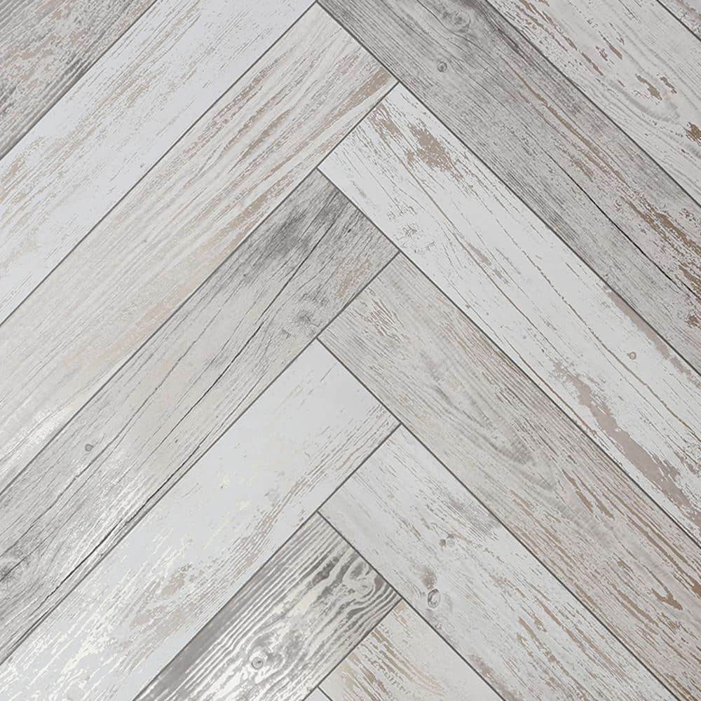 Rustic Parquet Natural and Gold Removable Wallpaper