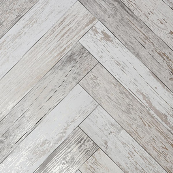 Unbranded Rustic Parquet Natural and Gold Removable Wallpaper