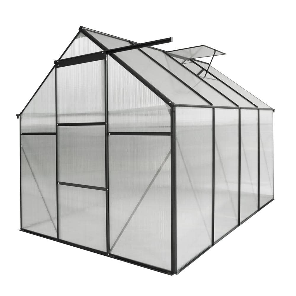 74 in. W x 98 in. D x 76 in. H Raised Base and Anchor Aluminum Heavy Duty W