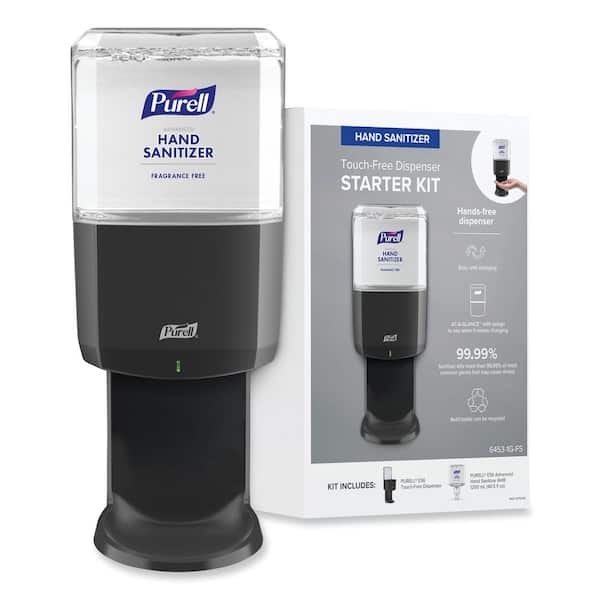 PURELL Graphite Wall Mount ES6 Advanced Foam Commercial Hand Sanitizer Dispenser Starter Kit