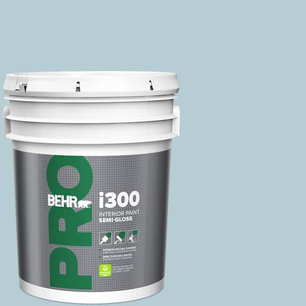 BEHR PRO 5 gal. #530E-3 Sonata Semi-Gloss Interior Paint