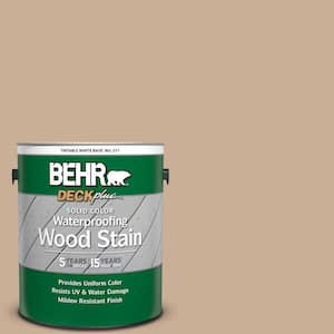1 gal. #N260-3 Polo Tan Solid Color Waterproofing Exterior Wood Stain