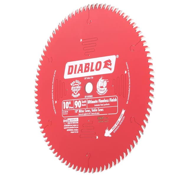 Diablo 10 In X 90 Tooth Ultimate, Diablo 10 Inch Combination Table Saw Blade