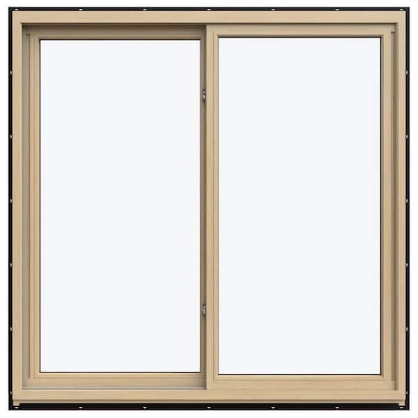 47.3125 in. x 47.5625 in. W-5500 Left-Hand Sliding Wood Clad Window