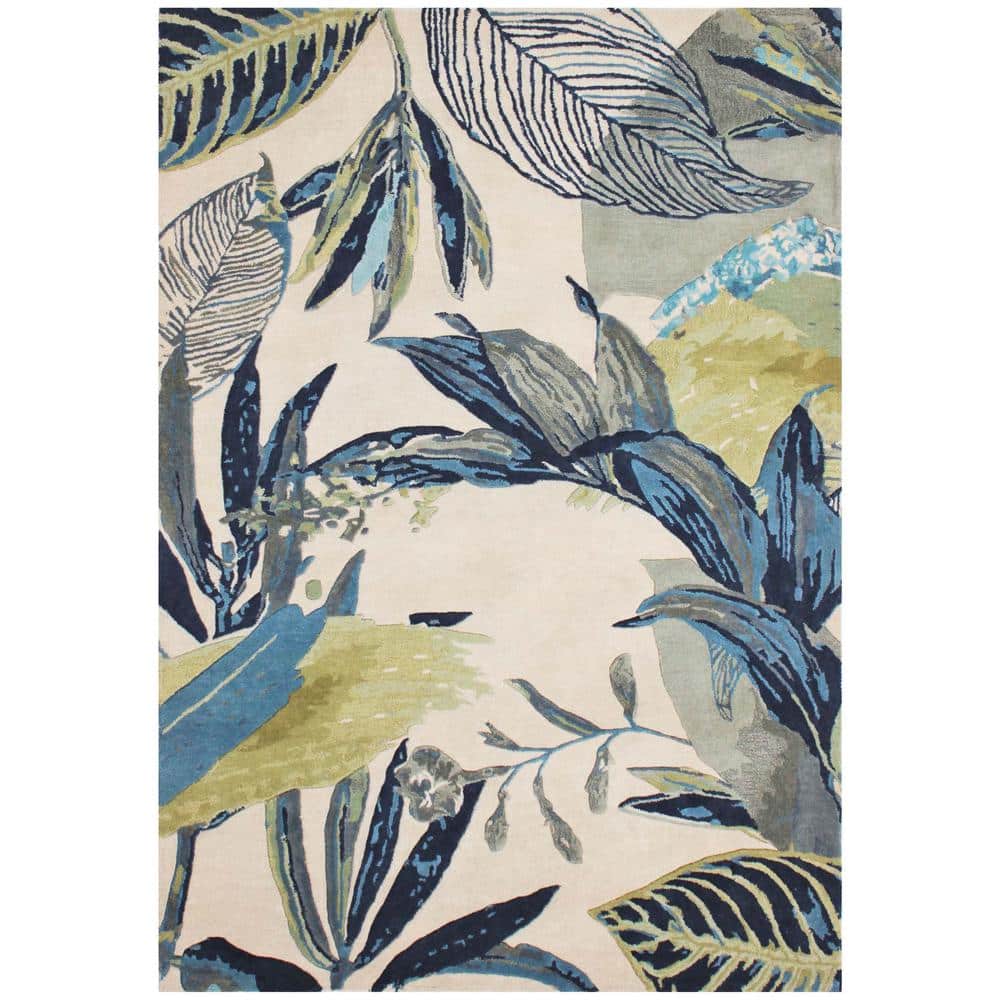 Reva Ivory 9 ft. x 12 ft. Bohemian Hand-Tufted Wool Area Rug price history on PriceWatchPro