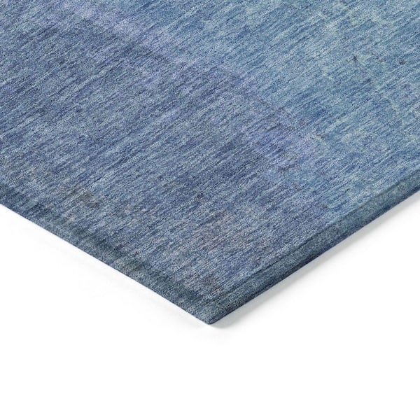 Chantille Machine Washable Indoor/Outdoor Abstract ACN1742 Navy 10 ft. x 14 ft. Area Rug