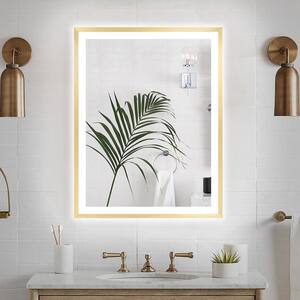 SLT151 Bathroom Mirror with Glass Shelf (35 x 28)