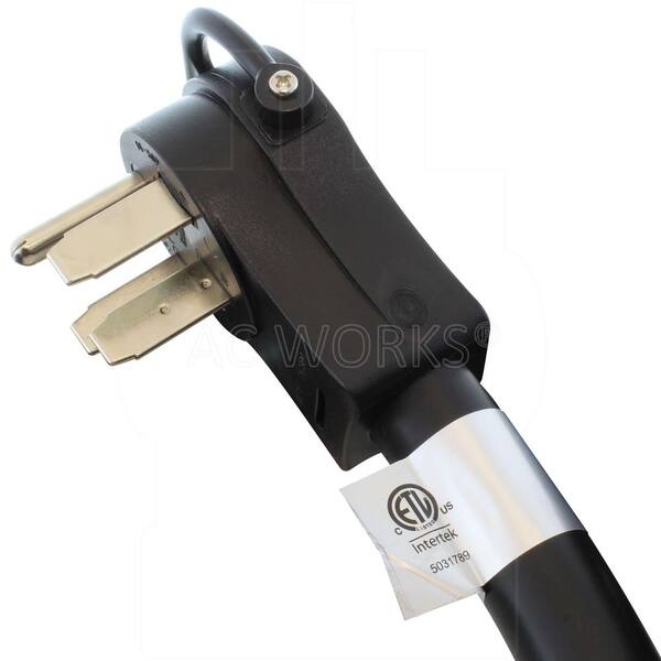 AC WORKS 40 ft. 6/3+8/1 4-Prong STW Indoor/Outdoor 14-50P to SS2