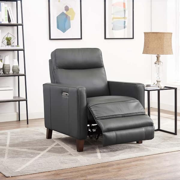 Full grain best sale leather recliner chair