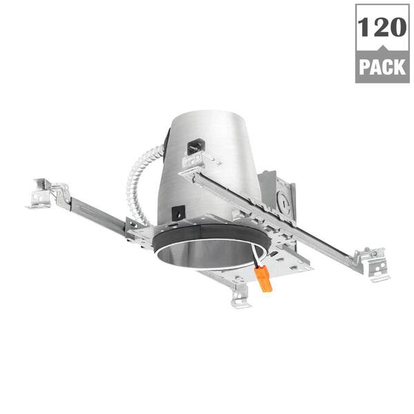 EnviroLite 4 in. LED Recessed Housing New Construction Can (120-Pack)