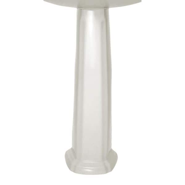 American Standard Pedestal Sink Leg – White Vitreous China, Fits Cadet/Colony/Hydra Basins (Models 0113, 0115, 0236)
