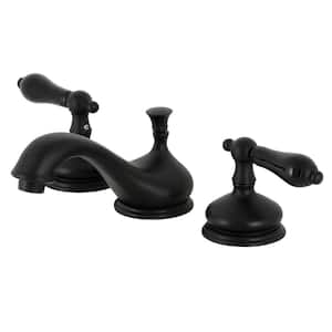 Duchess 8 in. Widespread 2-Handle Bathroom Faucet in Matte Black