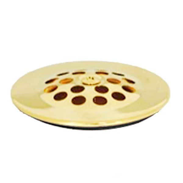 PF WaterWorks Universal Bathtub Drain Protector Strainer in Antique Brass  PF0932-AB - The Home Depot