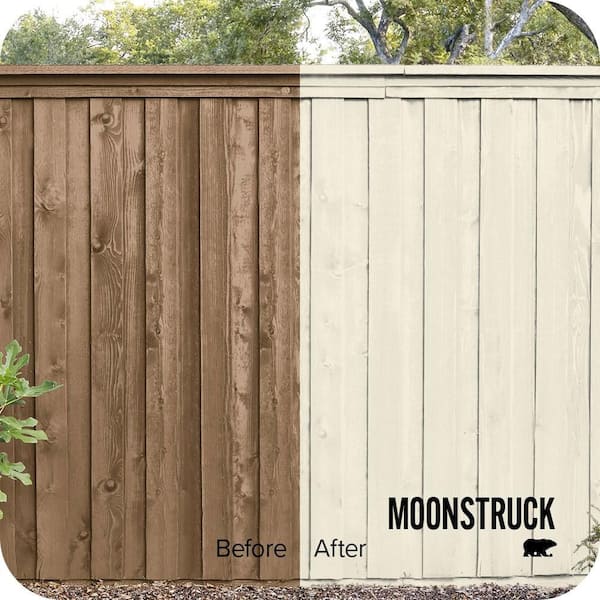 BEHR - 1 gal. #ECC-64-2 Moonstruck Solid Color House and Fence Exterior Wood Stain