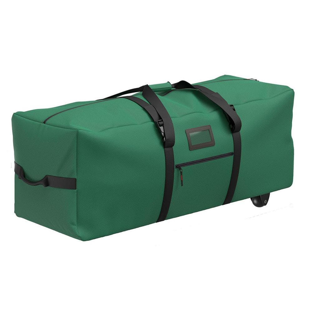 Green Artificial Tree Storage Bag with Wheels Waterproof 600D Oxford for Trees Up to 9 ft. Tall 1-Piece price history on PriceWatchPro