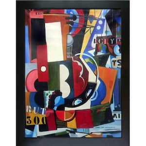 Brut (300 TSF) 2 by Amadeo de Souza-Cardoso New Age Wood Framed Abstract Oil Painting Art Print 34.75 in. x 44.75 in.