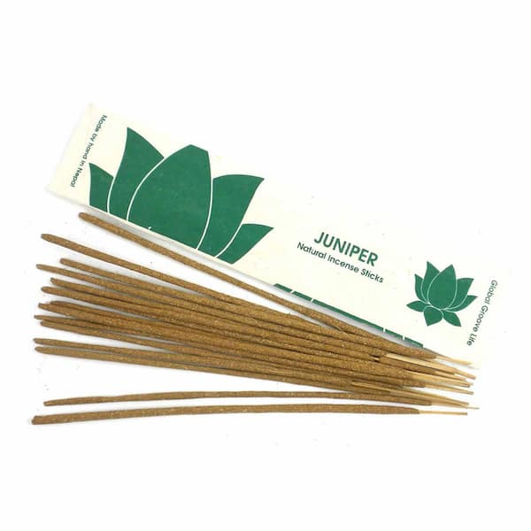 Global Crafts All-Natural Brown Juniper Stick Incense (2 Packs)