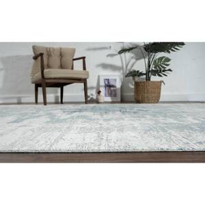 Dalton Gray 2 ft. x 3 ft. Abstract Area Rug