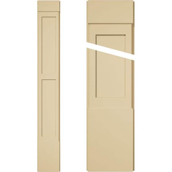 Ekena Millwork 2 in. D x 12 in. W x 90 in. L Primed Polyurethane Pilaster (1- Pack)