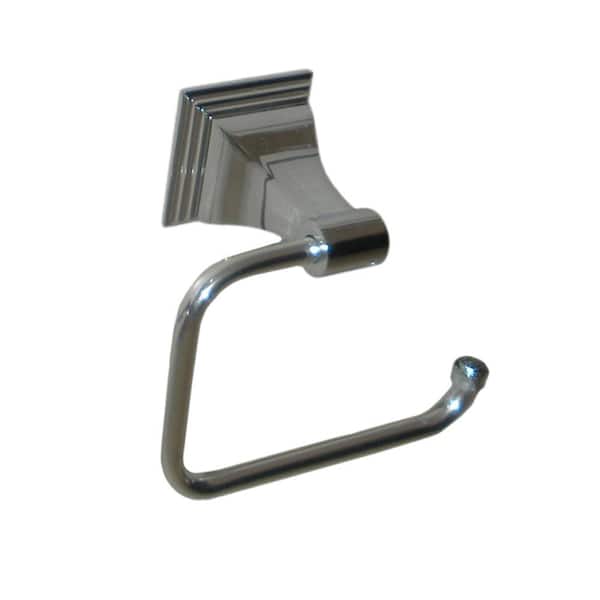 ARISTA Leonard Collection Euro Style Single Post Toilet Paper Holder in Chrome