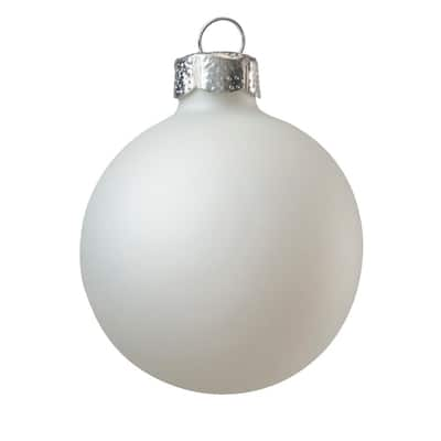 Whitehurst 1.5 in. Clear Glass Christmas Ornament (40-Pack)-27811 - The ...