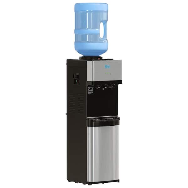 Brio CLTL520 Hot Cold and Room Temp Water Dispenser Cooler Top Load, Tri Temp, Black and Stainless Steel, Essential Series - 3