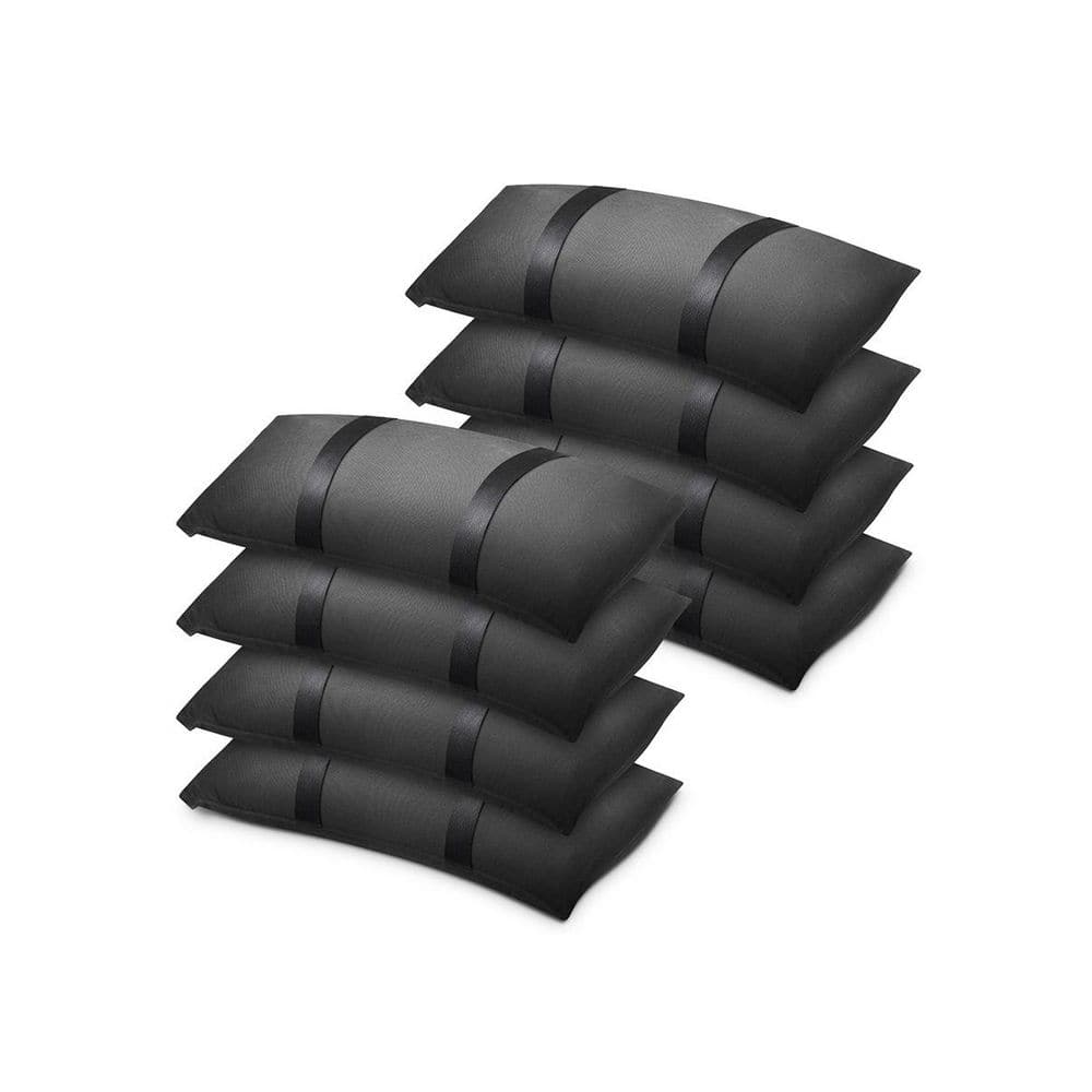 400 lb. Oxford Fabric Patio Umbrella Base in Black Weatherproof Sand Bags Heavy Duty Outdoor 8 Pack price history on PriceWatchPro