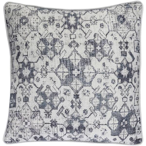 Artistic Weavers Rumbold Grey Geometric Polyester 18 in. x 18 in. Throw Pillow