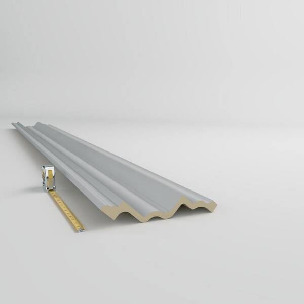 Ekena Millwork Ethan 9.625 in. D x 12 in. W x 96 in. L Polyurethane Crown Moulding