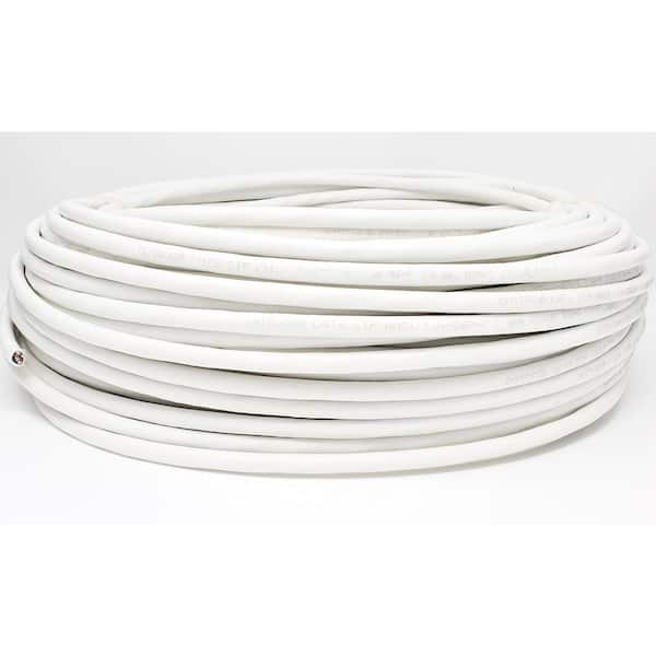 Micro Connectors, Inc 250 ft. 23 AWG CAT6 Solid STP Outdoor Bulk Ethernet  Cable White TR4-560WOU-250 - The Home Depot