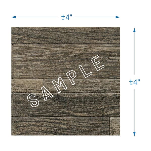 Inoxia SpeedTiles Take Home Sample - Murano WD Wood 4 in. X 4 in. Metal Peel and Stick Wall Mosaic Tile (0.11 sq.ft/Each)