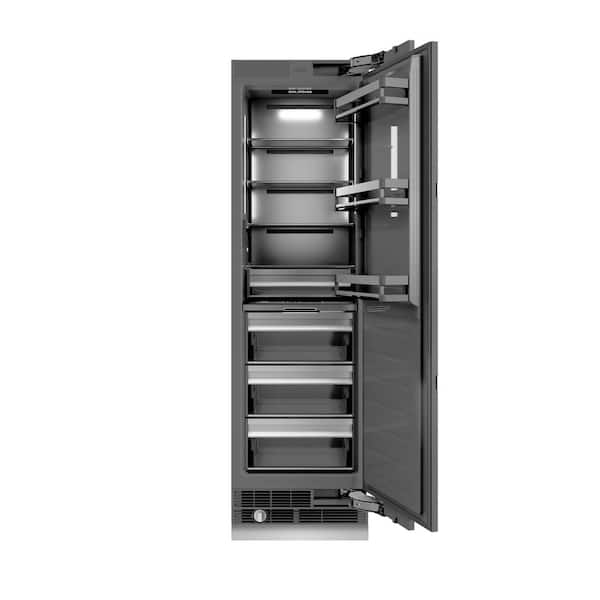 24 in. 12.5 cu. ft. Panel Ready Freezerless Column Refrigerator with Graphite Gray Interior