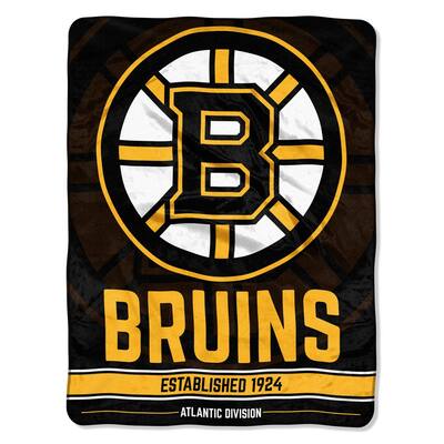 Breakaway Boston Bruins Polyester Twin Knitted Blanket