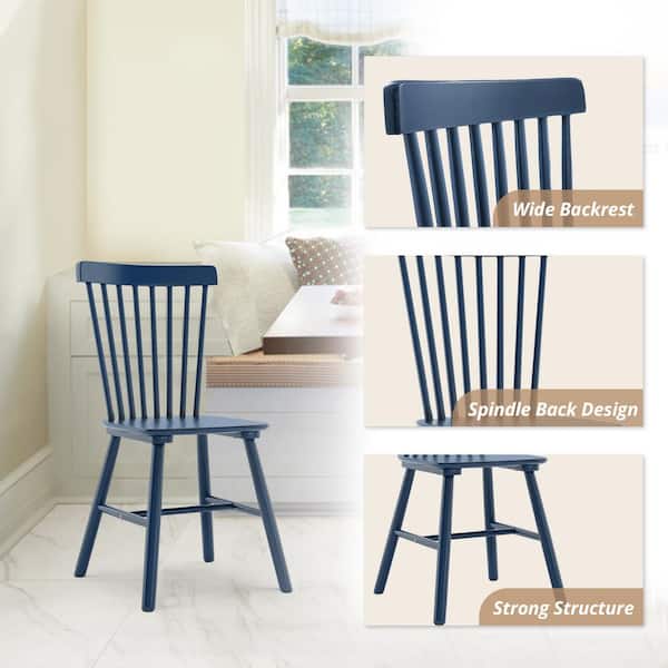 Navy windsor best sale dining chair