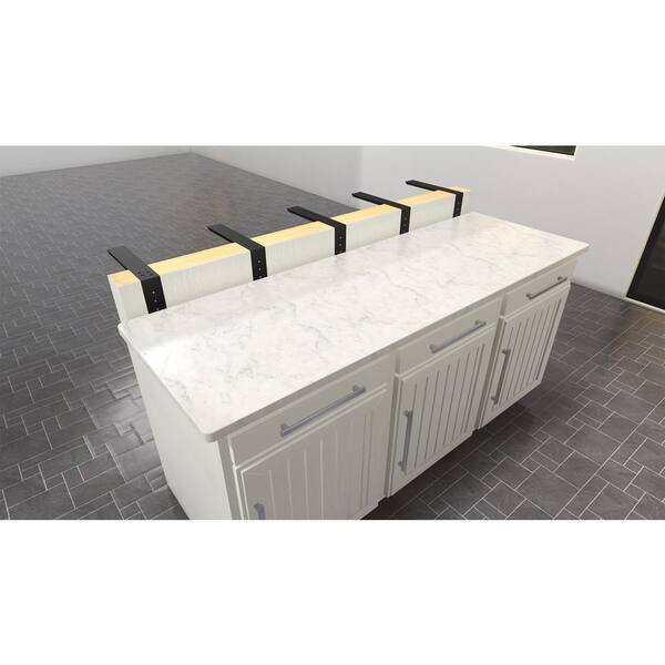 4" x 12" Hand Crafted Steel 1/4" Thick Shelf Bracket,Granite Counter Top Support 