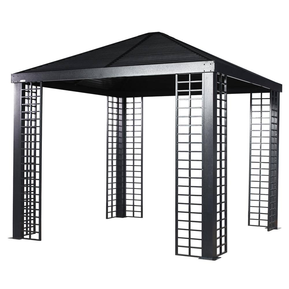 Havana 10 ft. x 10 ft. Black Aluminum Framed Gazebo price history on PriceWatchPro
