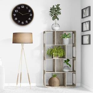 Essential Round Gold and Black Wall Clock