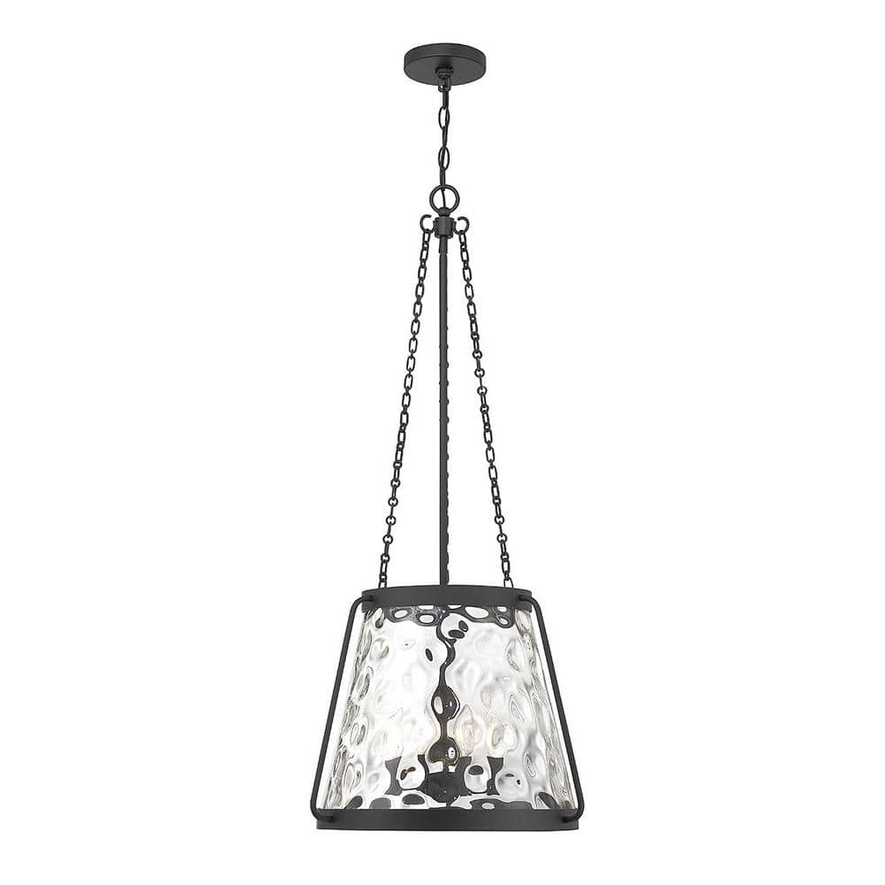 Savoy House Crawford 18 in. W x 39.50 in. H 4-Light Matte Black ...