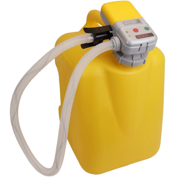ZEELINE BY MILTON AA Battery Powered Fuel Can Transfer Pump-Yellow