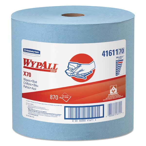 WYPALL X70 Jumbo Roll Wipers Blue 870/Roll