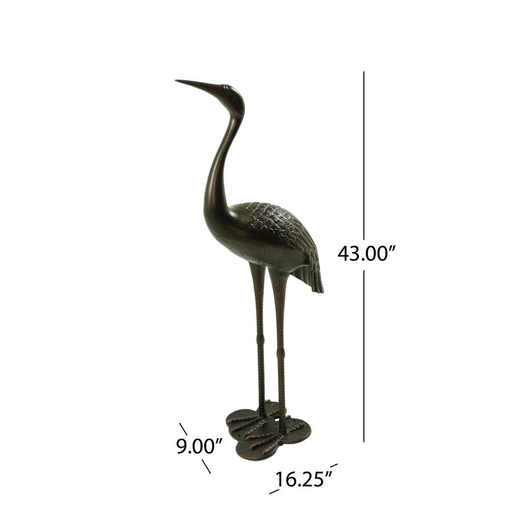 Lamar Dark Bronze 43 and 39 Inch Aluminum Outdoor Crane Set