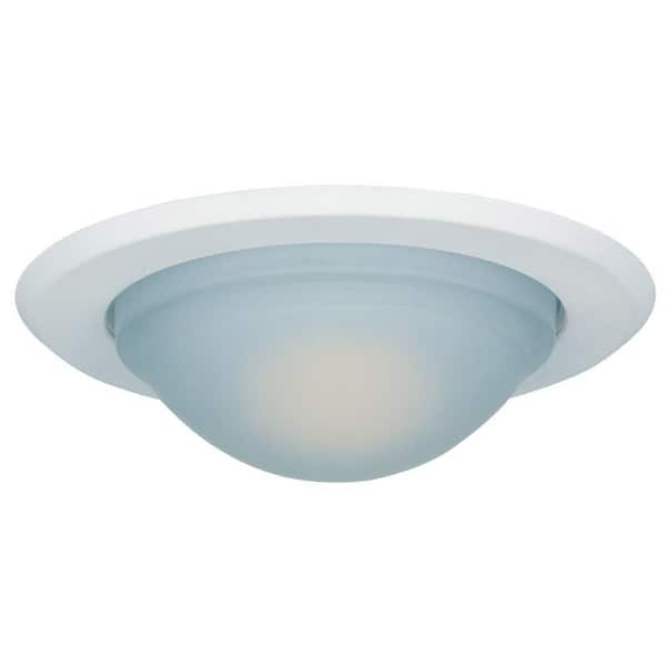 Commercial Electric 5 in. White Recessed Can Light Shower Trim Ring