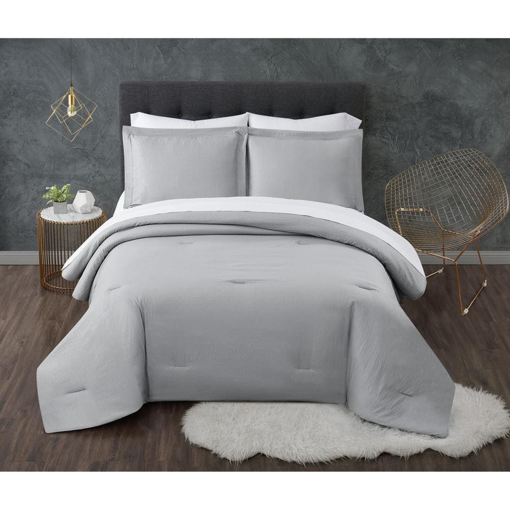 Buy 72x48 Inch Grey Double Bed Waterproof Mattress Protector