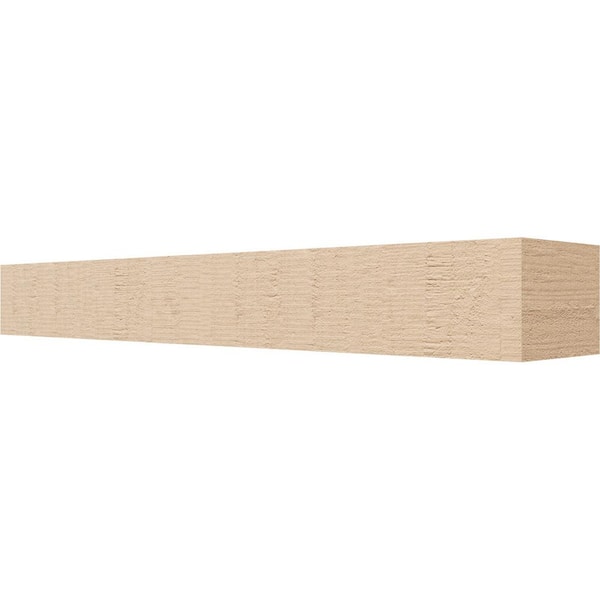 Ekena Millwork 6-in. x 4-in. x 32-in. Block Woodgrain, Primed Tan Timberthane Polyurethane Rafter Tail Brace