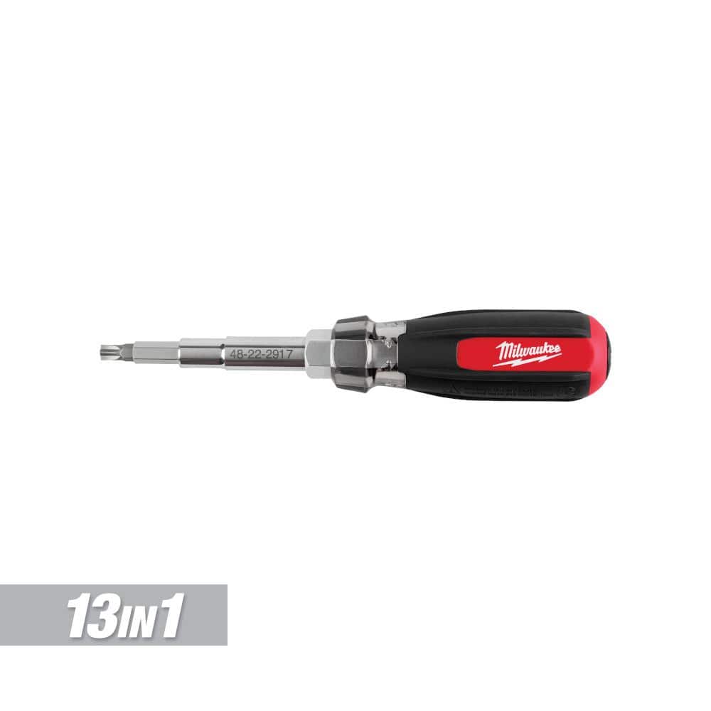 Milwaukee 13-in-1 Magnetic Multi-Bit Screwdriver 48-22-2917 - The
